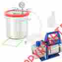 008-pta-80057 003-pt-30171 Onebigoutlet 1 3hp 4 Cfm Vacuum Pump With 3 Gallons Vacuump Chamber Silicone Degassing Expoxy