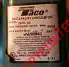 2400-65 3450rpm Taco High Capacity Circulator 1 3hp 115 Volt