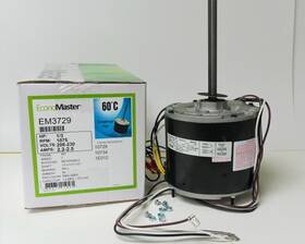 Em3729 America Air Conditioner Fan Motor 1/3 Hp 208-230v Psc Rolled Steel