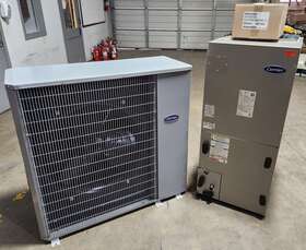 25hha448a500 Carrier Commercial Grade 4ton 208/230 3ph Heat Pump System With 20kw Heatstrips