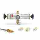 Dv0v-2mba Ralston Instruments Vacuum Cylinder Hand Pump With Gauge Connection