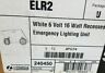 Elr2 Lithonia Lighting White Volt Watt Recessed Emergency Unit