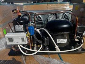Embraco Ulnt6222gkjv New Condensing Unit R404a 115v 1ph 1.5hp Medium Temp Cooler