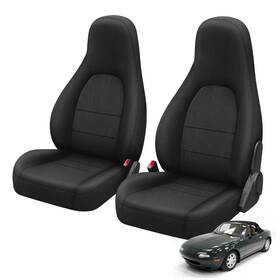 Kistrba Blzfn0444-1 Seat Covers Compatible With 1990-1997 Mazda Mx-5 Miata Heavy Duty Cationic L