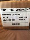 S81-280 Parallel Condenser Fan Motor Hp