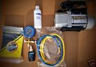 Sharkaire Mini Split Vacuum Pump Hvac Nylog Seal R410 Kit Manifold Gauge Set Install 736902426906