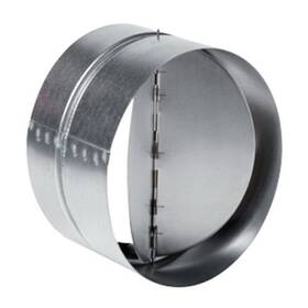 Rsk8 Systemair Backdraft Damper 8 Inch G90 Galvanized 2 Blades Vertical Mount