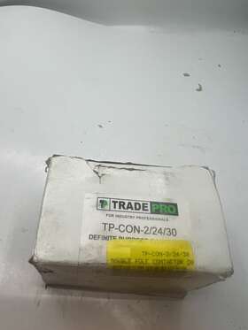 Tp-con-2 Tradepro Tp-con-2/24/30 1 Contactor With Lugs And Cover 2 Pole 24 Vac 30 Amp