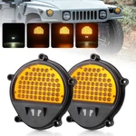 2X Led Front Turn Signal Light Yellow For Humvee M35/M998 Hummer H1 12422957. Fixed Price $83.98.