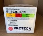 Protech Condenser Motor 51-102500-10 1/3 Hp 208-230/1/60 (825 RPM/1 Speed). Fixed Price $230.00.