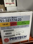 Protech Rheem Condenser Motor 51-101774-23 1/8 Hp 208-230/240V 147-7052. Fixed Price $175.00.