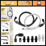 25" 6AN Power Steering Pump Hose Kit For Chevy C10 Ls Swap, Gm Type Ii Compatibl. Fixed Price $76.99.