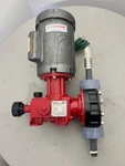 Iwaki Metering Pump LKN47A-VH Flow 31.8GPH Walchem 0.33HP Baldor Motor 1/2" Npt. Fixed Price $780.00.