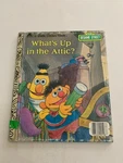 1990 Sesame Street What's Up In The Attic By Liza Alexander Little Golden Book. Fixed Price $5.00.