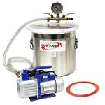3 Gallon Vacuum Chamber And 2.5CFM Single Stage Pump To Degassing Silicone Kit. Fixed Price $189.99.