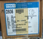 Fasco D936 Condenser Fan Motor. Fixed Price $185.00.