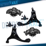 Front Knuckles Hubs Lower Control Arms Ball Joints For 2009-2012 Hyundai Elantra. Fixed Price $297.55.