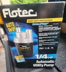 Flotec Intellipump FP0S1775A 1/4 Hp Automatic Utility Water Removal. Fixed Price $154.95.