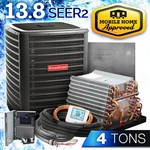 Goodman R32 4 Ton Ac Condenser & Coil Mobile Home Air Conditioning System Kit. Fixed Price $4354.00.