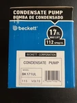 3 Beckett BK171UL Condensate Pump Black 115V Reduced Noise Thermal Protection. Fixed Price $53.00.