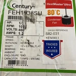 Century FEH1036SU Condenser Fan MOTOR,1/3 HP,1075 RPM,1.2 New. Fixed Price $129.99.