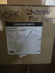 York S1-6008080 Condenser Fan Motor, 3/4 Hp, 460V, 1110 Rpm. Fixed Price $175.00.