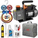 4.5 Vacuum Pump And CFM&3 WAY(R134A R22 R410A R404A Compatible). Fixed Price $179.75.