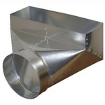 Gray 10X4X6-113R 90 Register Boot, Metal, 10" 4" 6". Fixed Price $19.99.