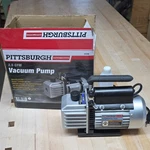 Pittsburgh Automotive 2.5 Cfm Vacuum Pump 61245 1/3 Hp 75 Micron 120V. Fixed Price $50.00.