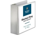 Business Source D-ring Binder W/ Pockets 4" Capacity White 28444. Fixed Price $24.49.