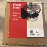 Motor, Beckett 21805U Psc Oil Burner (1/7 Hp, 3450 Rpm). Fixed Price $135.00.