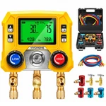 Hvac Manifold Gauge Set W/ Hoses R134A R1234YF R410A R22 Refrigerant Tool. Fixed Price $89.96.