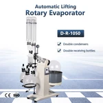 50L Rotary Evaporator Automatic Lifting Double Condenser And Receiving Flask Usa. Fixed Price $6799.00.