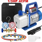 1/3HP 4CFM Rotary Air Vacuum Pump Single Stage Hvac Manifold Gauge Set. Fixed Price $95.99.