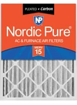 New Nordic Pure 20X25X4 Pleated Merv 15 + Carbon & Furnace Air Filter Pack. Fixed Price $19.95.