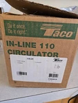 Taco 110-24 Cast Iron In-line Circulator Pump 1/12 Hp 115V New Box. Fixed Price $445.95.