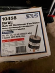 Mars 10458 The Wiz Condenser Fan Motor 1/5-1/3 Hp 208/230V 1075RPM Hvac New. Fixed Price $85.00.