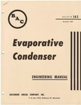 1960 Bac Evaporative Condenser Engineering Manual Baltimore Aircoil Company. Fixed Price $70.00.