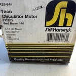 Taco Circulator Motor 111203 A28-64R. Fixed Price $165.00.