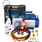 1.5 Hp 14.4CFM Dual-stage Hvac Vacuum Pump & Manifold Gauge Refrigeration Kit. Fixed Price $213.97.