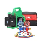 Vacuum Pump & Gauge Set - 4.5 Cfm W/ Manifold For R134A/R410A/R22/R404A. Fixed Price $106.89.