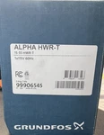 Grundfos 99906545 Alpha Hwr-t Circulator Pump 15-55. Fixed Price $250.00.