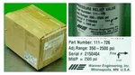 New Wanner Engineering Pressure Relief Valve 111-726. Fixed Price $199.99.