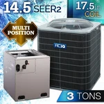 Aciq 3 Ton Condenser & 17.5" Evaporator Coil R454B Air Conditioning System. Fixed Price $2647.00.