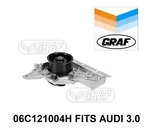 Audi A4 A6 3.0 Avk Water Pump 2002-2005 Oe Graf 06C121004H. Fixed Price $72.00.