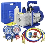 3,5CFM 1/4HP Air Vacuum Pump Hvac &R134A R410A R22 Kit A/c Manifold Gauge Set. Fixed Price $103.58.
