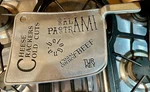 Vtg 1977 York Metalcrafters Cleaver Shape Cutting Serving Board. Fixed Price $15.99.