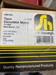 A28-64R (taco 111203) Sid Harvey's Remanufactured Circulator Pump Motor 120V. Fixed Price $195.00.