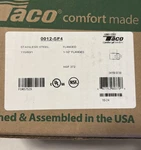 Taco 0012-SF4 Stainless Steel 1/8 Hp Circulating Pump 115V Nsf 372 F0457529 Nib. Fixed Price $539.00.