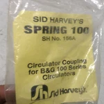 New Sid Harvey's Spring 100 Sh No. 156A Circulator Coupling For B&g. Fixed Price $10.00.